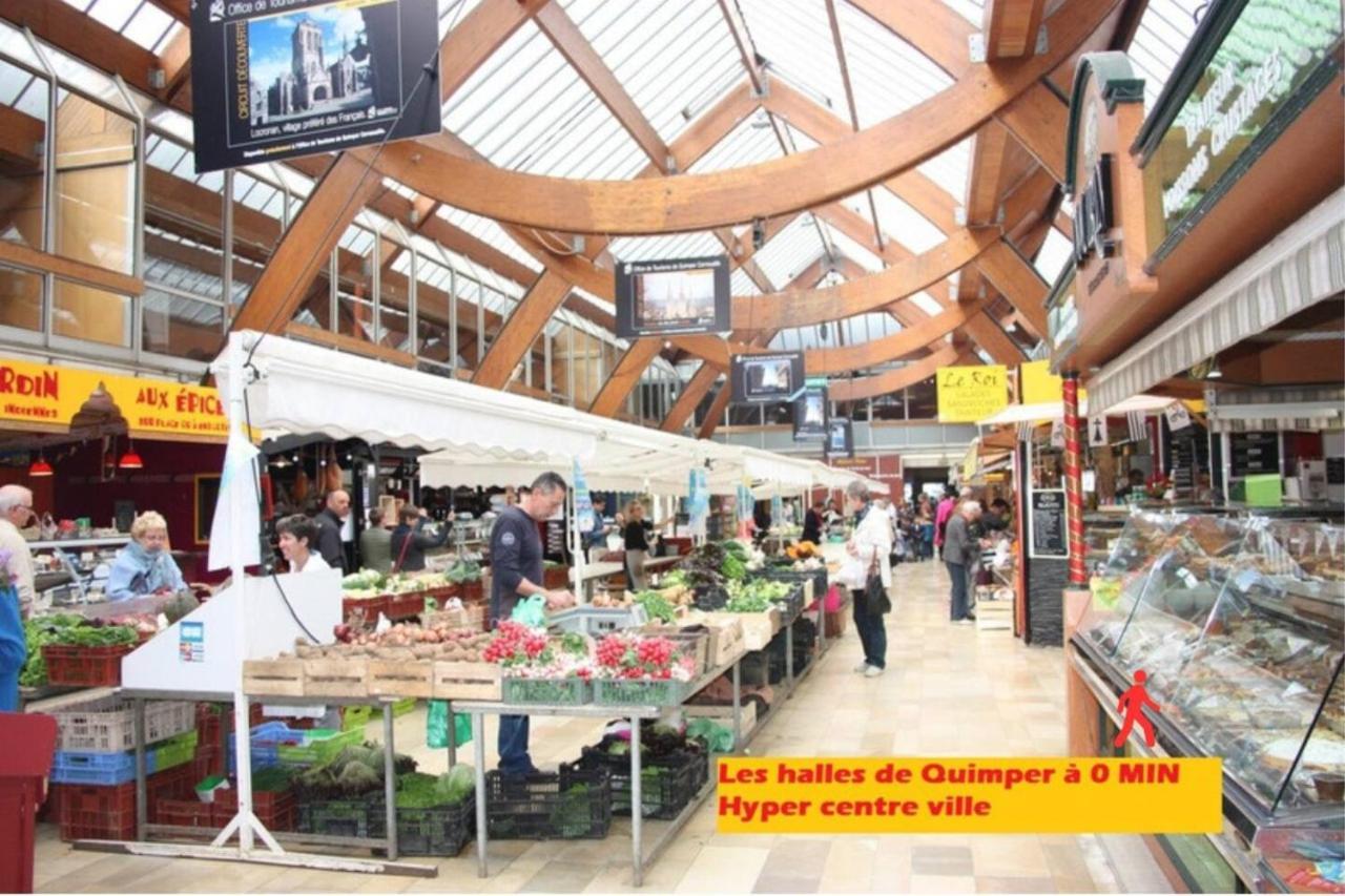 Cosy Appartement Hyper Centre-Ville 坎佩尔 外观 照片